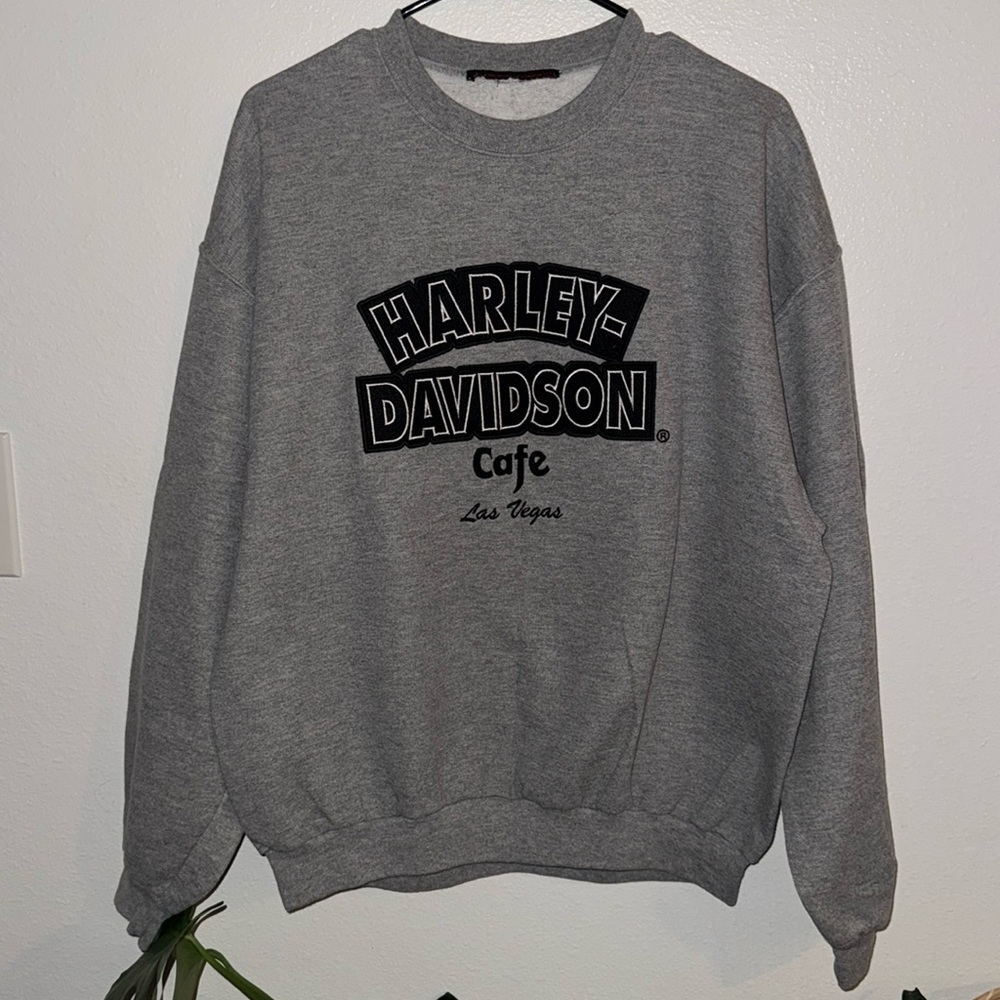 90s Vintage Harley Davidson Cafe Las Vegas Crewneck